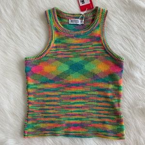 Beginning Boutique rainbow tank top